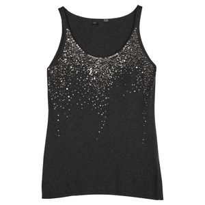 Eileen Fisher Sequence Organic Cotton/Cashmere
Tank | Small Gray